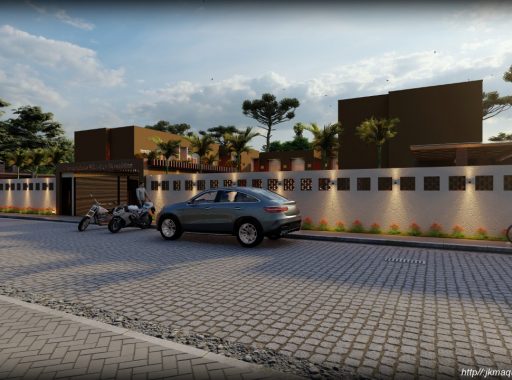 fachada do condomínio vila das bromélias em porto seguro bahia
