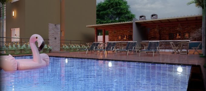 área de lazer do condomínio vila das bromélias em porto seguro bahia