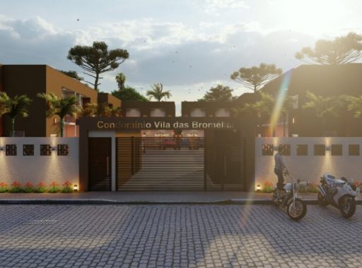 Fachada do Condomínio Vila das Bromélias em Porto Seguro Bahia